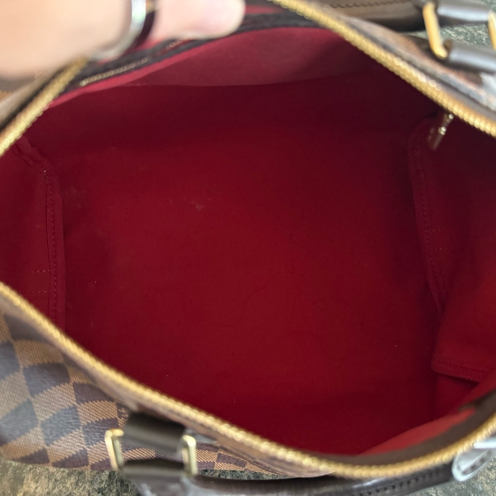 Louis Vuitton Brown Checkered Satchel - Picture 3 of 10
